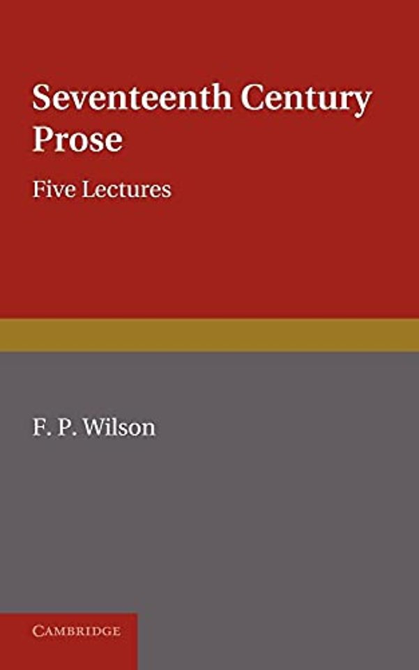 Seventeenth Century Prose