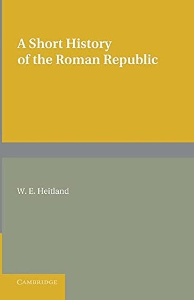 A Short History of the Roman Republic