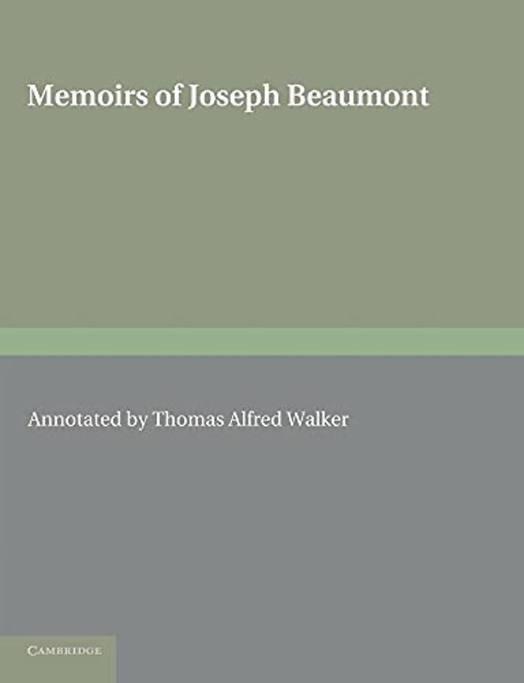 Memoirs of Joseph Beaumont