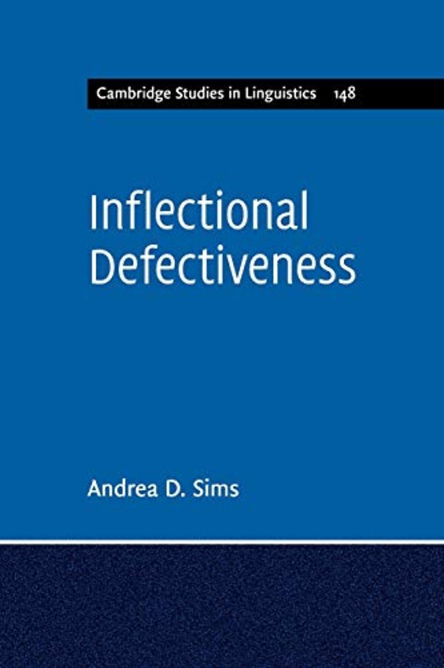 Inflectional Defectiveness