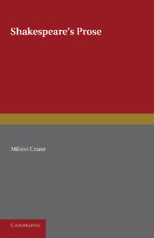 Shakespeare's Prose