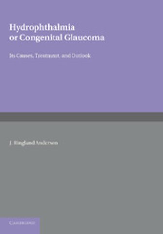 Hydrophthalmia or Congenital Glaucoma