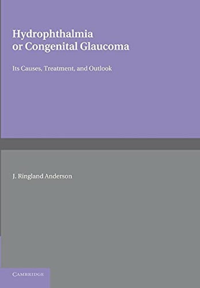 Hydrophthalmia or Congenital Glaucoma