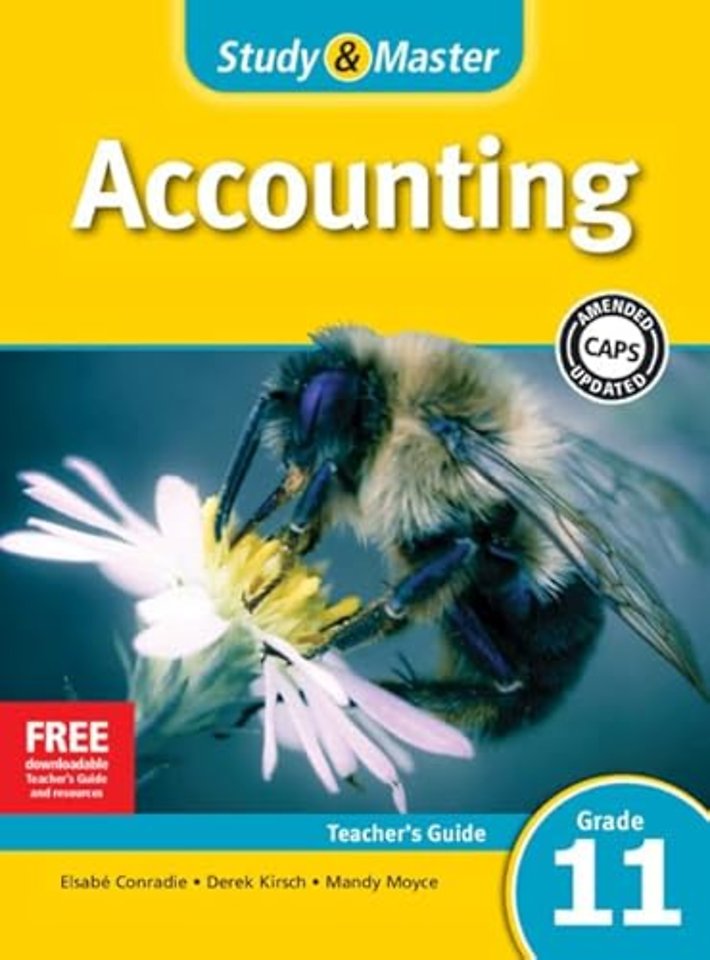 Study & Master Accounting Teacher's Guide Grade 11 Teacher's Guide Grade 11