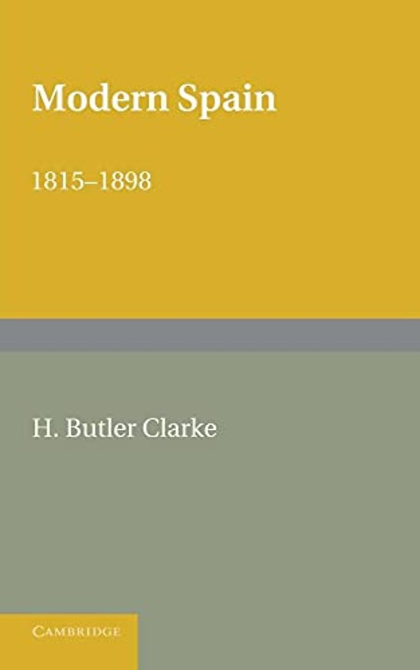 Modern Spain 1815–1898