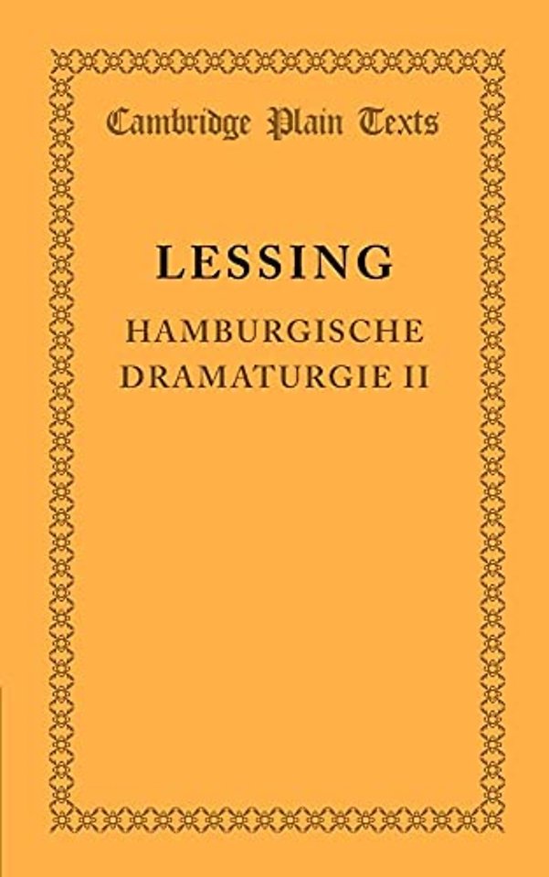 Hamburgische Dramaturgie II