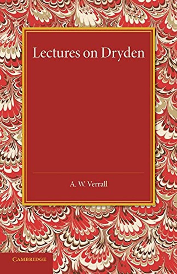 Lectures on Dryden