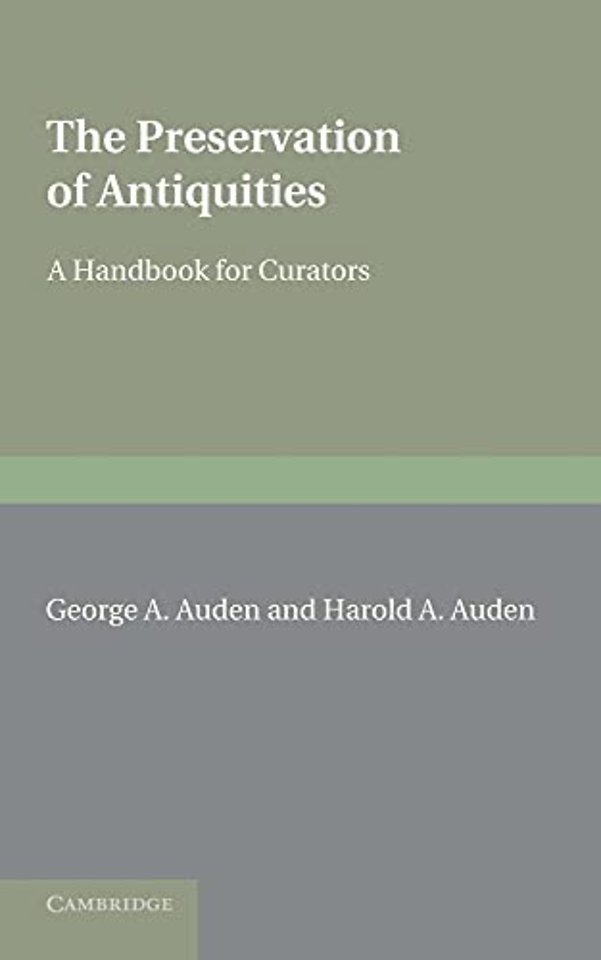 The Preservation of Antiquities