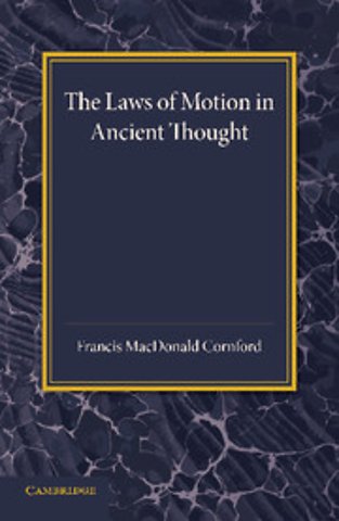 The Laws of Motion in Ancient Thought