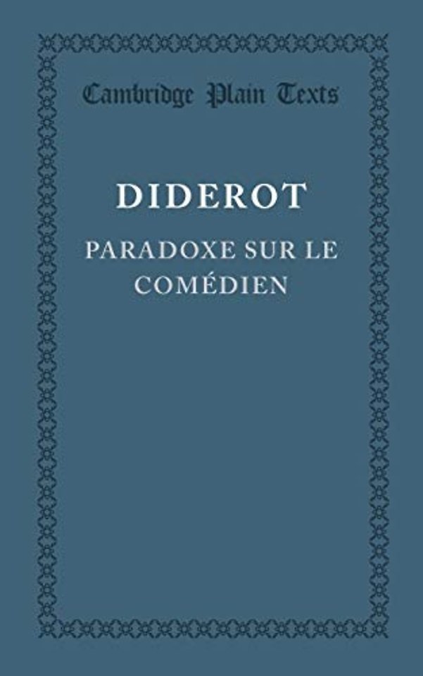 Paradoxe sur le Comedien