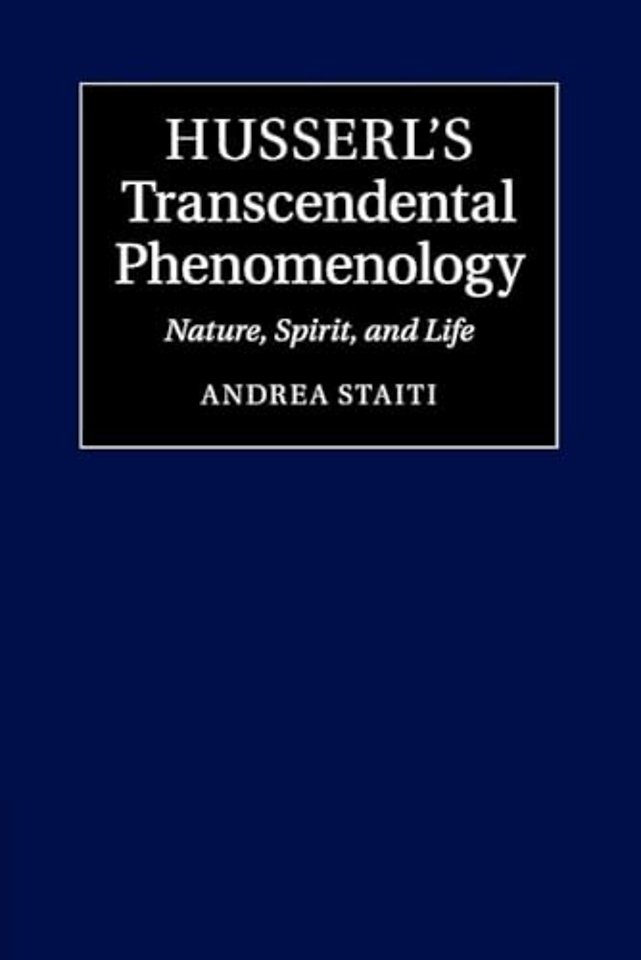 Husserl's Transcendental Phenomenology