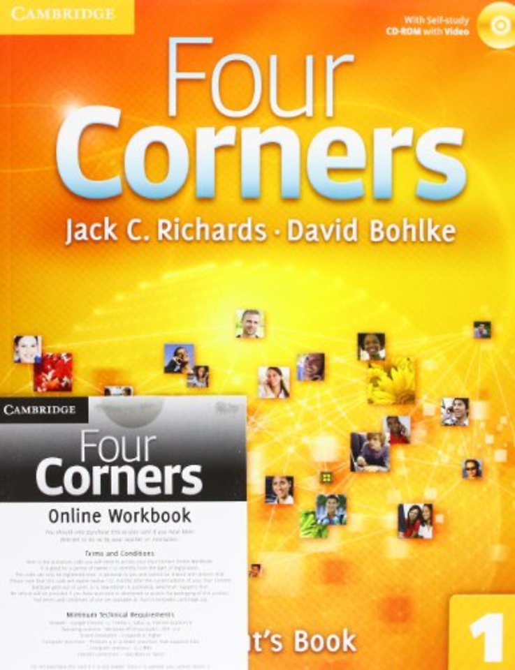 Four Corners Level 1 Student's Book with Self-study CD-ROM and Online Workbook Pack