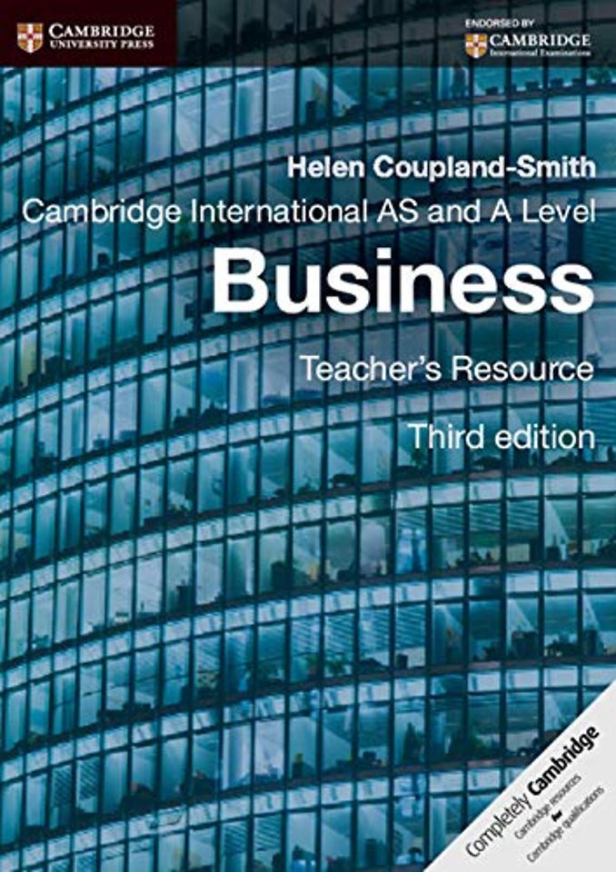Cambridge International AS and A Level Business Teacher's Resource CD-ROM