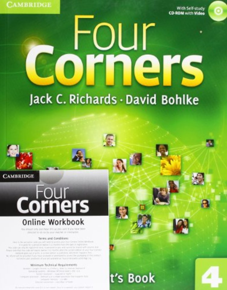 Four Corners Level 4 Student's Book with Self-study CD-ROM and Online Workbook Pack
