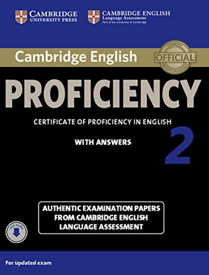 Cambridge English Proficiency 2 Student's Book with Answers with Audio