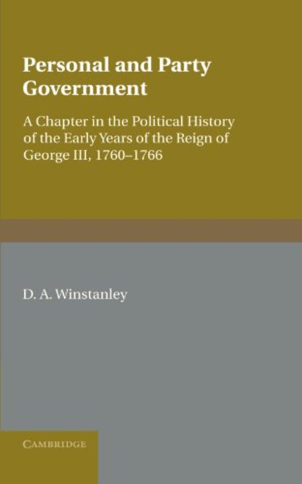Personal and Party Government