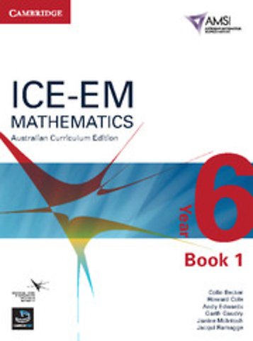 ICE-EM Mathematics Australian Curriculum Edition Year 6 Book 1