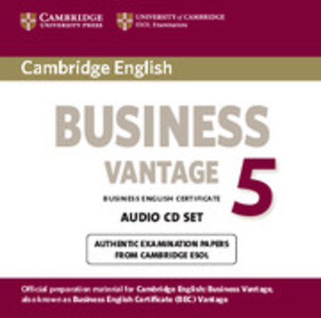 Cambridge English Business 5 Vantage Audio CDs