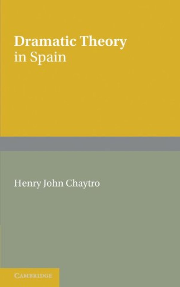 Dramatic Theory in Spain