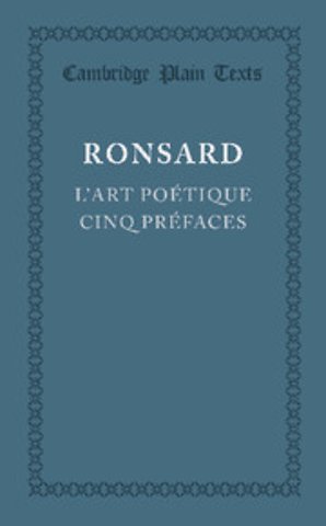 L'art poétique cinq prefaces