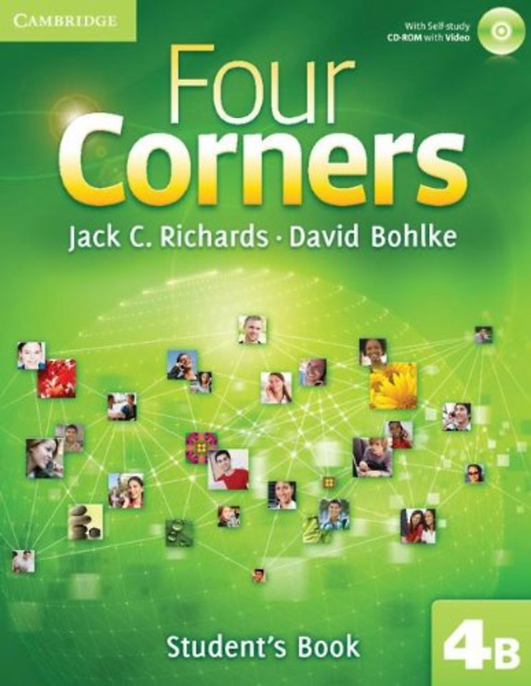 Four Corners Level 4 Student's Book B with Self-study CD-ROM and Online Workbook B Pack