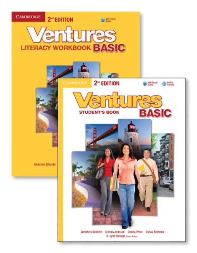 Ventures Basic Literacy Value Pack (Student's Book with Audio CD and Workbook with Audio CD)