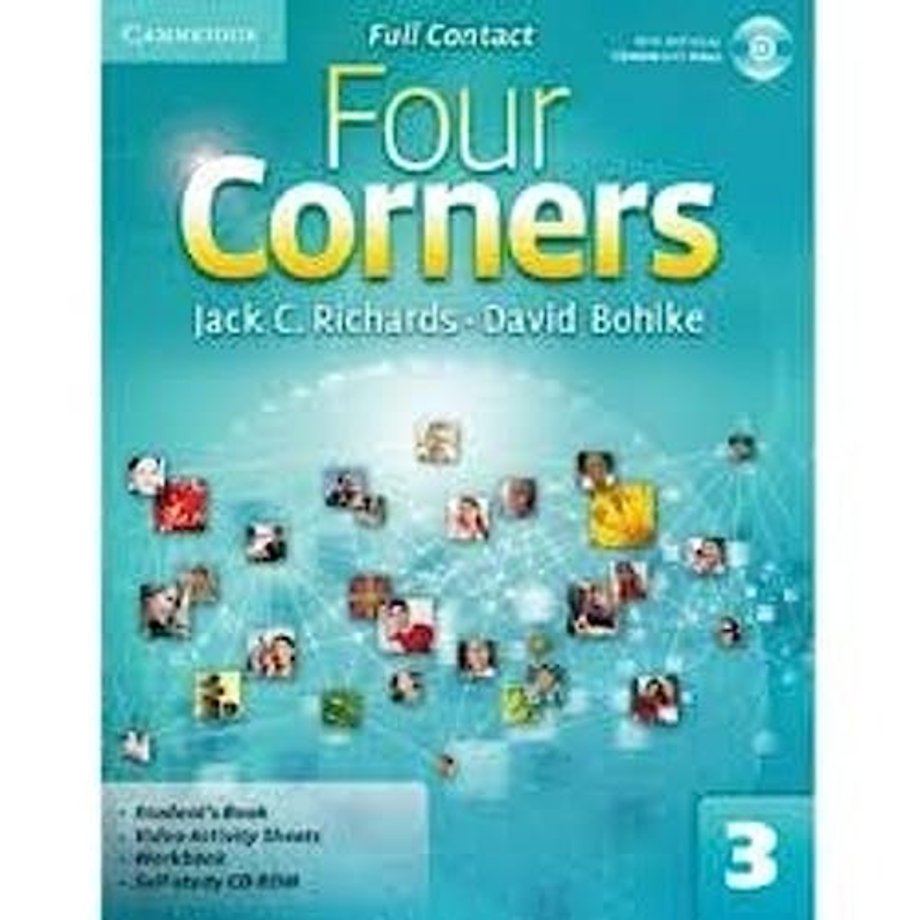 Four Corners Level 3 Student's Book with Self-study CD-ROM and Online Workbook Pack