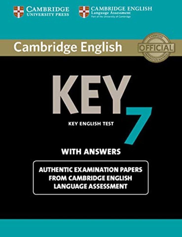 Cambridge English Key 7 Student's Book with Answers