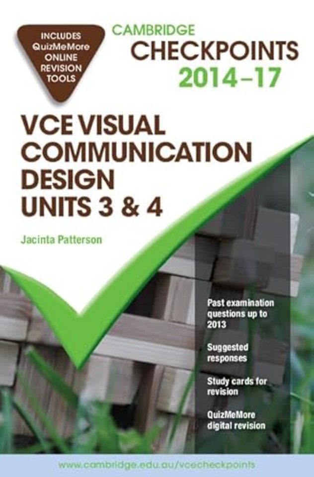 Cambridge Checkpoints VCE Visual Communication Design Units 3 and 4 2014-16