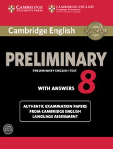 Cambridge English Preliminary 8 Student's Book Pack (Student's Book with Answers and Audio CDs (2))