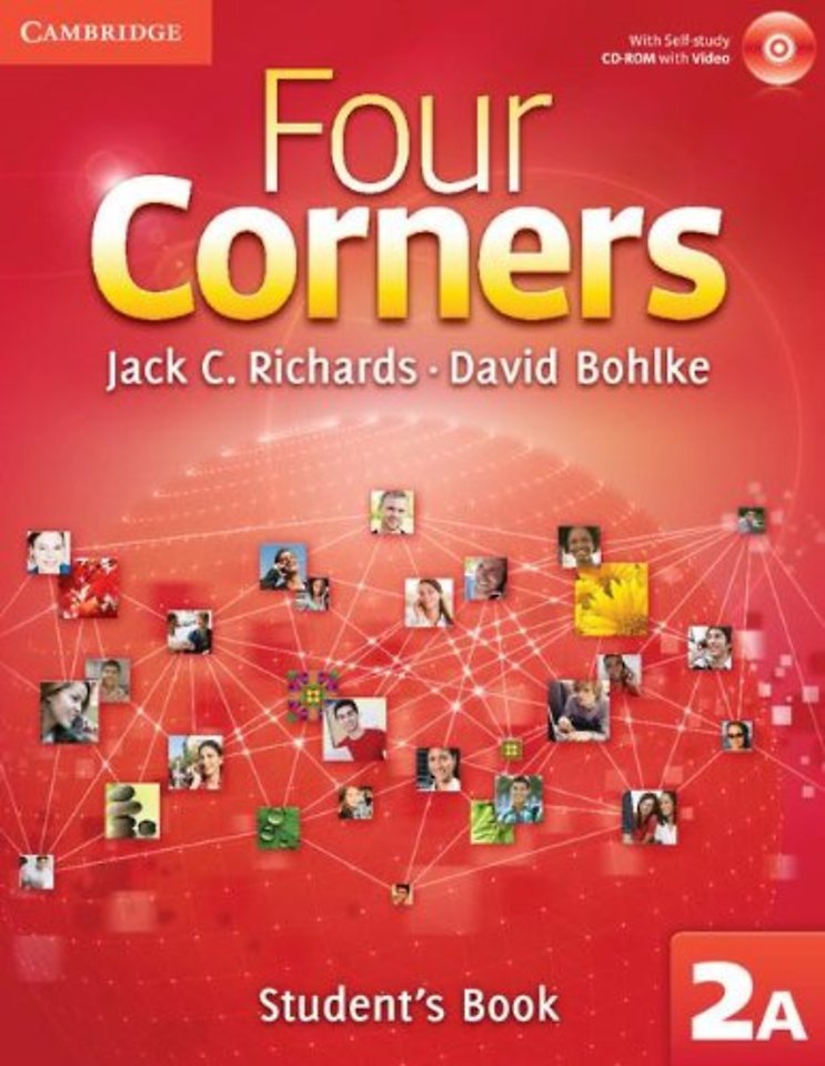 Four Corners Level 2 Student's Book A with Self-study CD-ROM and Online Workbook A Pack