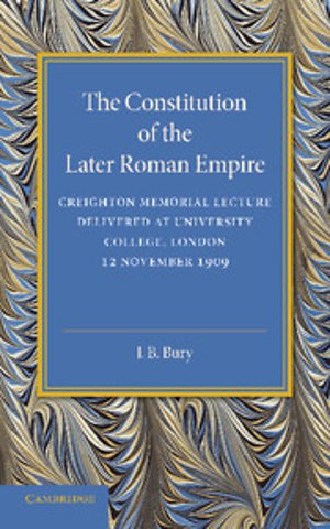 The Constitution of the Later Roman Empire
