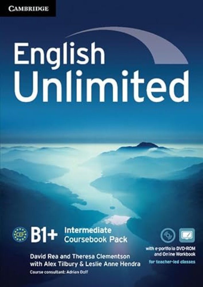 English Unlimited Intermediate Coursebook with e-Portfolio and Online Workbook Pack
