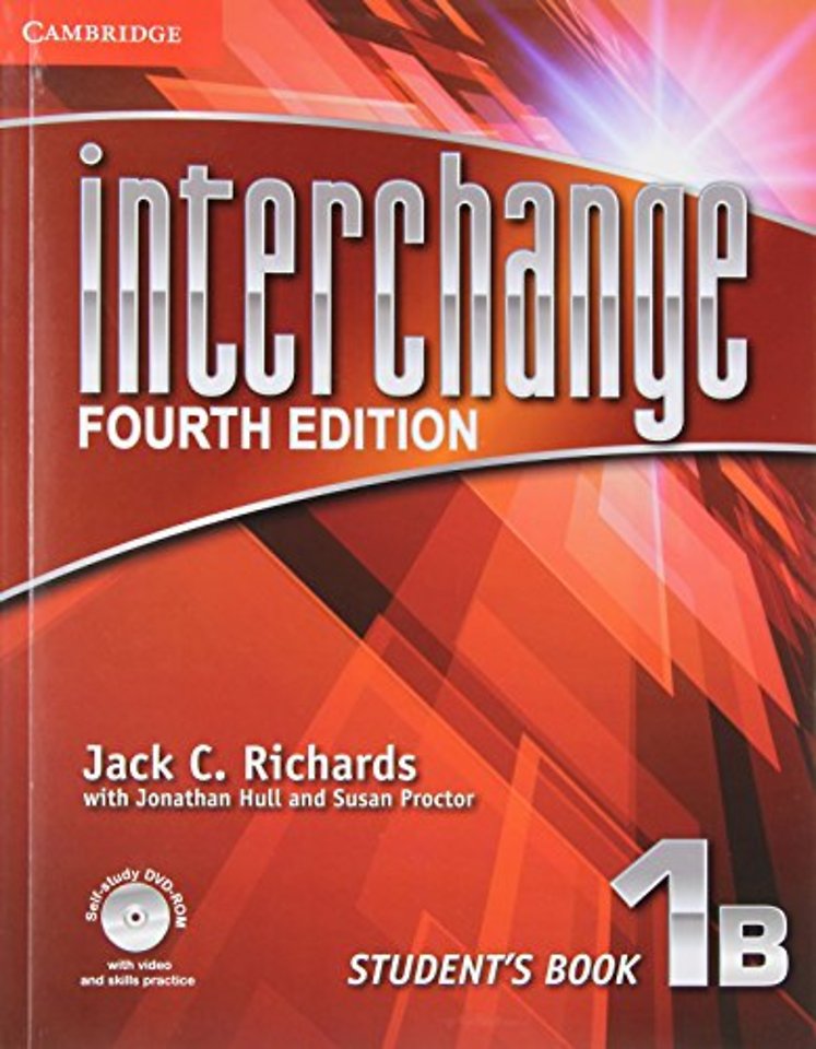 Interchange Level 1 Student's Book B with Self-study DVD-ROM and Online Workbook B Pack