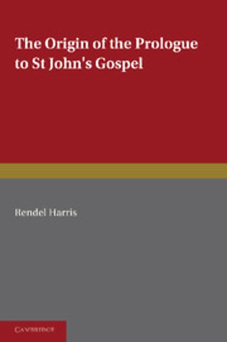 The Origin of the Prologue to St John's Gospel