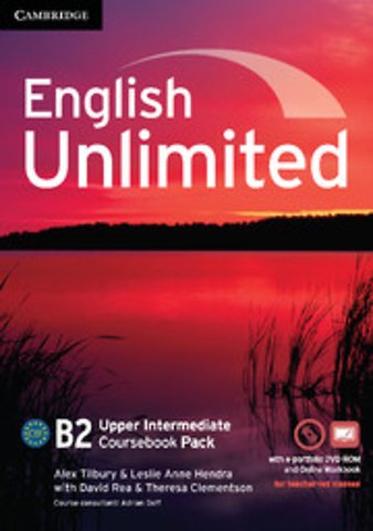 English Unlimited Upper Intermediate Coursebook with e-Portfolio and Online Workbook Pack