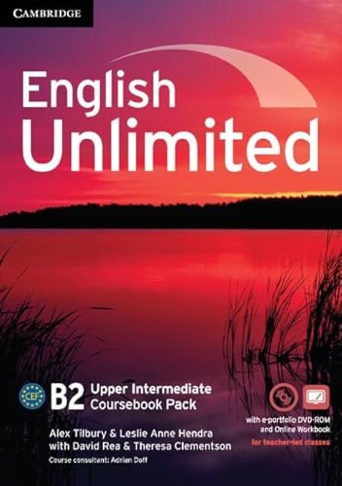 English Unlimited Upper Intermediate Coursebook with e-Portfolio and Online Workbook Pack