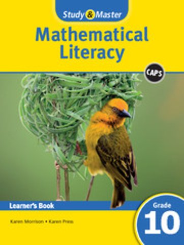 Study & Master Mathematical Literacy Learner's Book Grade 10