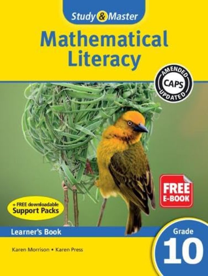 Study & Master Mathematical Literacy Learner's Book Grade 10
