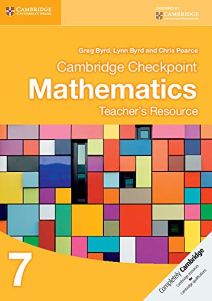 Cambridge Checkpoint Mathematics Teacher's Resource 7