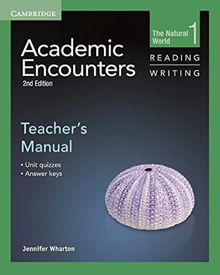 Academic Encounters Level 1 Teacher's Manual Reading and Writing