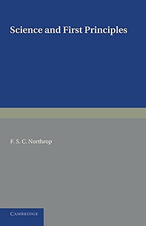 Science and First Principles