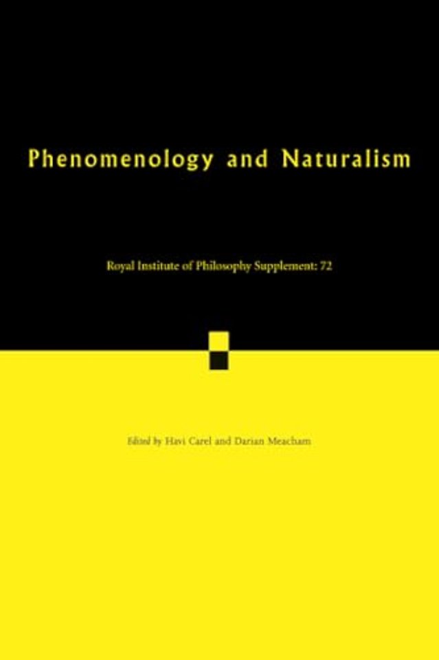 Phenomenology and Naturalism
