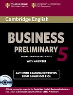Cambridge English Business 5 Preliminary Cambridge English Business 5 Preliminary