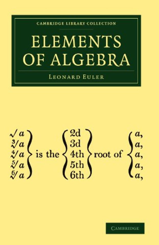 Elements of Algebra