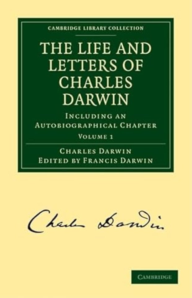 The Life and Letters of Charles Darwin 3 Volume Paperback Set