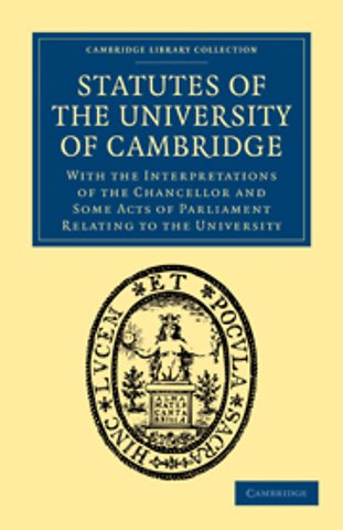 Statutes of the University of Cambridge