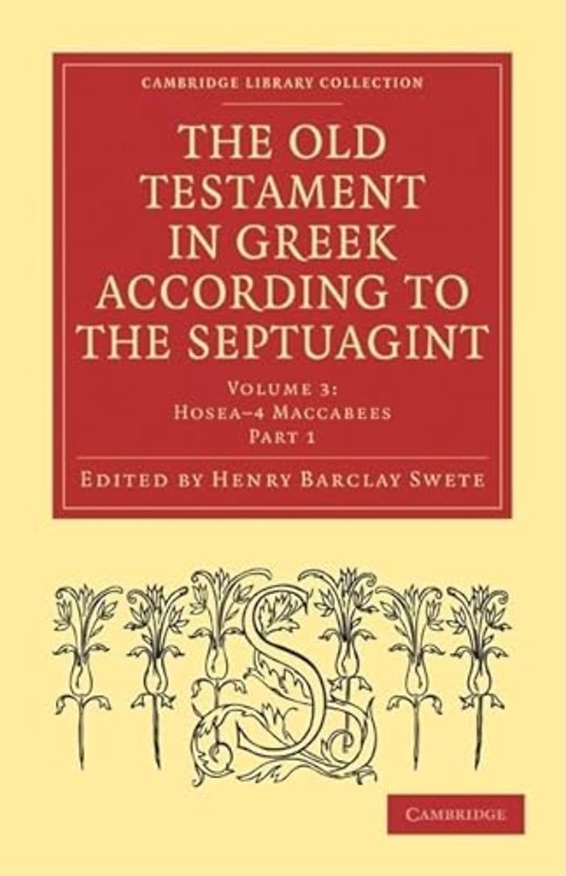 The Old Testament in Greek According to the Septuagint 2 Part Set