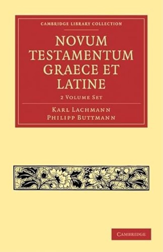 Novum Testamentum Graece et Latine 2 Volume Paperback Set: Volume SET