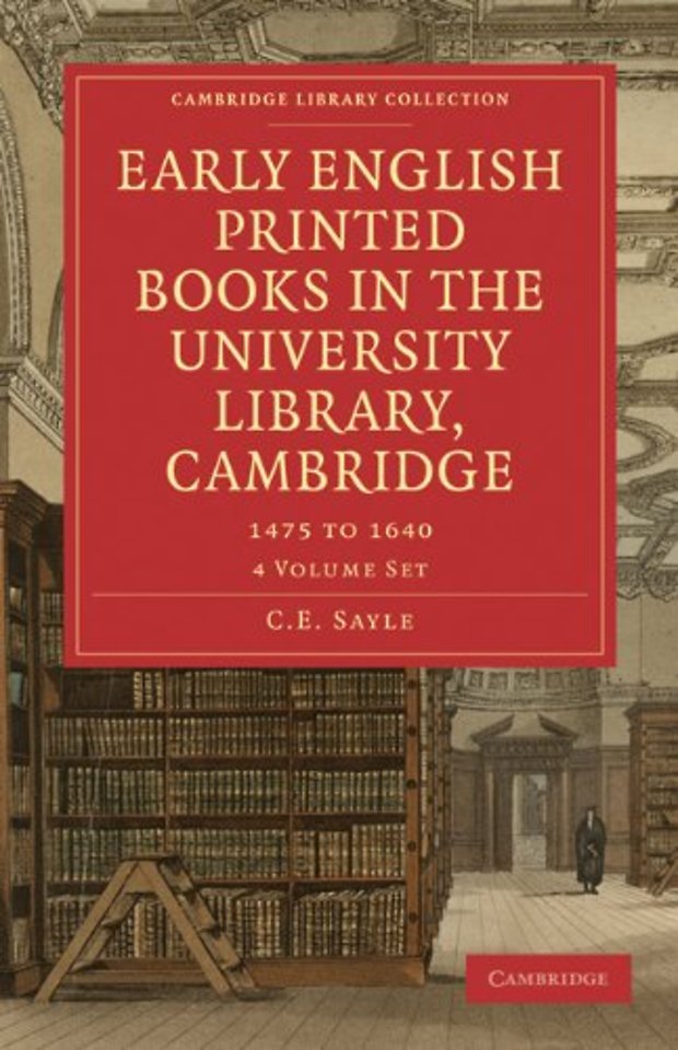 Early English Printed Books in the University Library, Cambridge 4 Volume Paperback Set